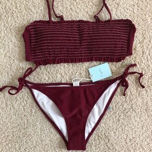 BNWT Adorable ribbed Cupshe Bikini
